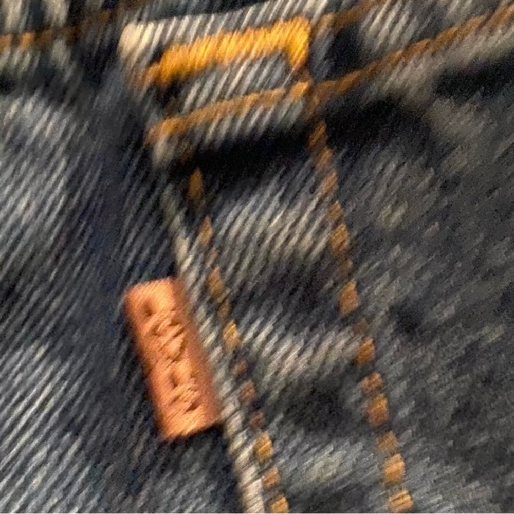 Vintage Levi’s Jeans 547 Mens 34X32 Loose‎ Fit Loose Pleated Orange Label Tab - Picture 8 of 16